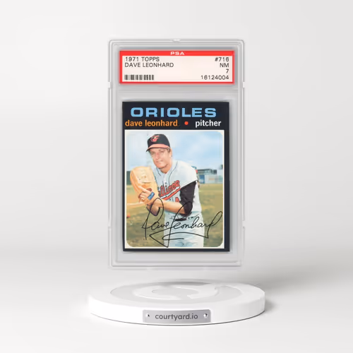 1971 Topps #716 Dave Leonhard (PSA 7 NM)