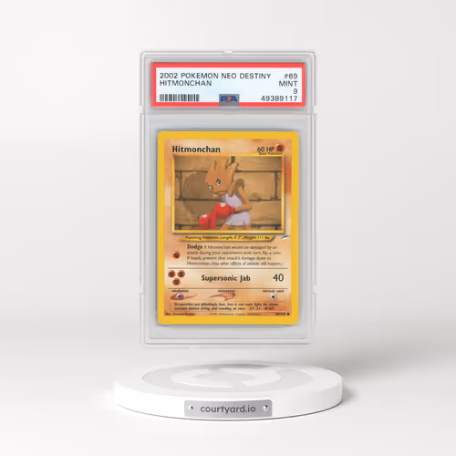2002 Neo Destiny #69 Hitmonchan (PSA 9 MINT)