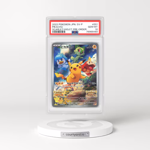2022 Japanese Scarlet & Violet Promos #001 Pikachu - Scarlet & Violet Pre-Order (PSA 10 GEM MINT)