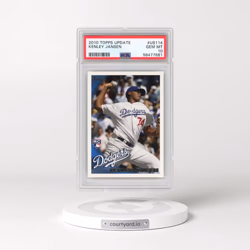2010 Topps Update #US114 Kenley Jansen (PSA 10 GEM MINT)
