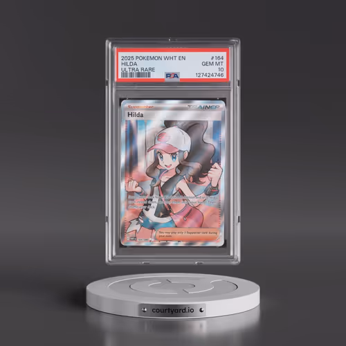2025 Pokémon Wht EN-White Flare #164 Hilda - Ultra Rare (PSA 10 GEM MINT)