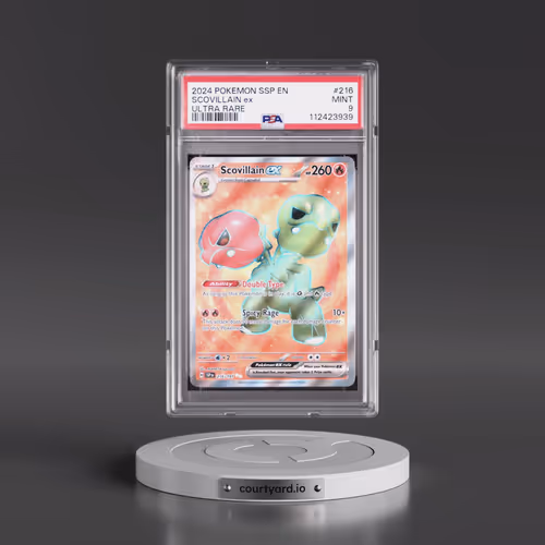 2024 Pokémon Ssp EN-Surging Sparks #216 Scovillain EX - Holo Ultra Rare (PSA 9 MINT)