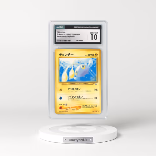 2000 Japanese Awakening Legends #170 Chinchou (CGC 10 GEM MINT)
