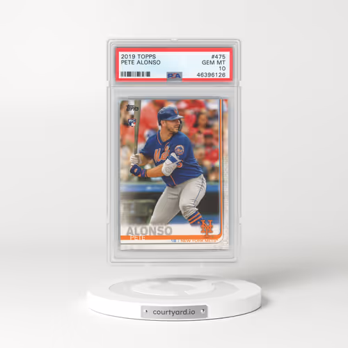 2019 Topps #475 Pete Alonso (PSA 10 GEM MINT)