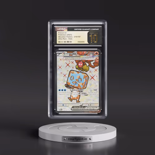 2023 Obsidian Flames - OBF EN #210/197 Eiscue ex - Ultra Rare Holo (CGC 10 PRISTINE)