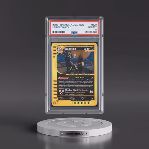 2003 Pokémon Aquapolis #H29 Umbreon - Holo (PSA 8 NM-MT)