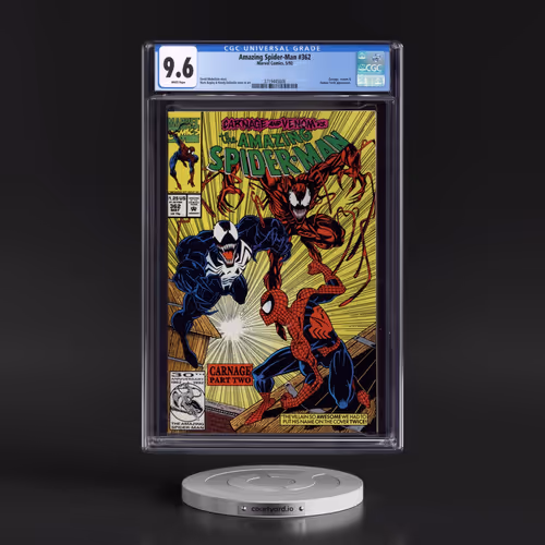 Amazing Spider-Man #362 CGC 9.6 White Pages (Marvel Comics, 5/92) - Universal