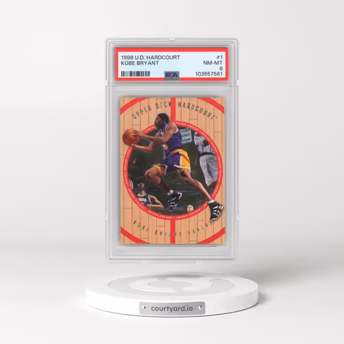 1998 Upper Deck Hardcourt #1 Kobe Bryant (PSA 8 NM-MT)