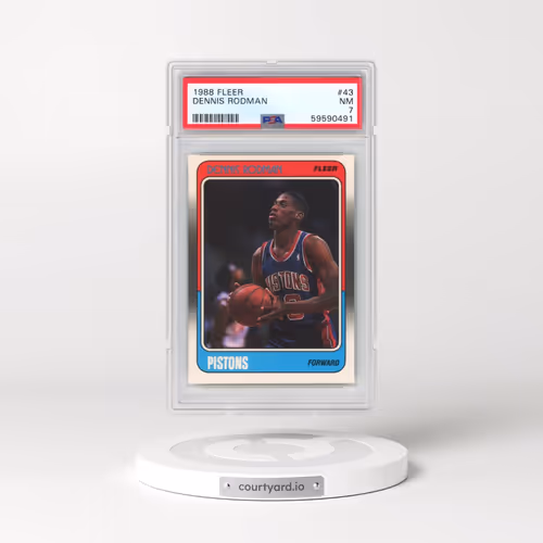 1988 Fleer #43 Dennis Rodman (PSA 7 NM)