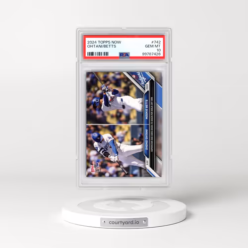 2024 Topps Now #742 Mookie Betts/Shohei Ohtani (PSA 10 GEM MINT)