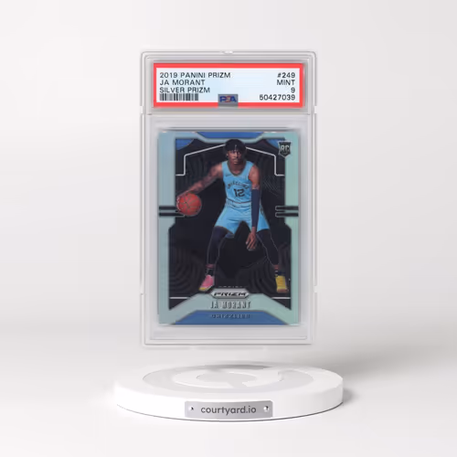 2019 Panini Prizm #249 Ja Morant - Silver Prizm (PSA 9 MINT)