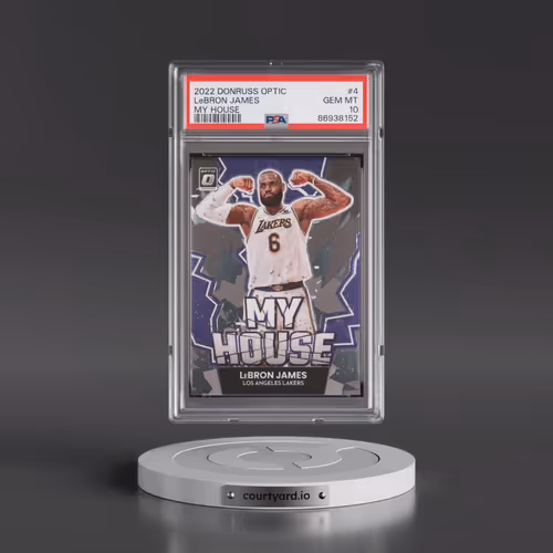 2022 Panini Donruss Optic My House #4 LeBron James (PSA 10 GEM MINT)