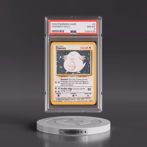 1999 Pokémon Game #3 Chansey - Holo (PSA 8 NM-MT)