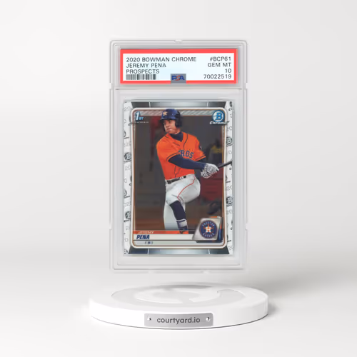 2020 Bowman Chrome Prospects #BCP61 Jeremy Pena (PSA 10 GEM MINT)