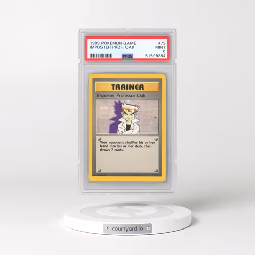 1999 Pokémon Game #73 Imposter Professor Oak (PSA 9 MINT)