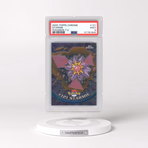 2000 Topps Chrome Pokémon T.V. #121 Starmie (PSA 9 MINT)
