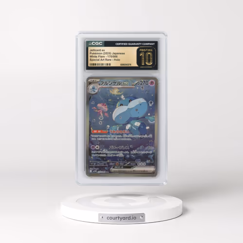 2025 White Flare - sv11W #170/086 Jellicent ex - Special Art Rare Holo (CGC 10 PRISTINE)
