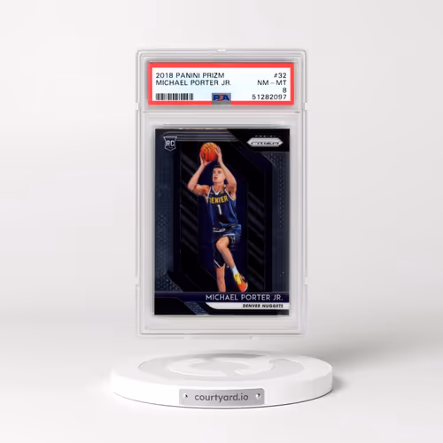 2018 Panini Prizm #32 Michael Porter Jr. (PSA 8 NM-MT)