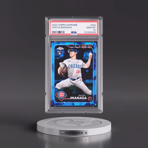 2024 Topps Chrome Sapphire #442 Shota Imanaga (PSA 10 GEM MINT)