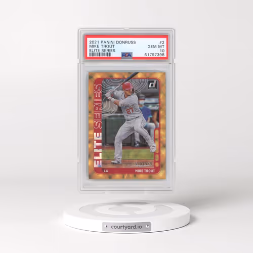 2021 Panini Donruss Elite Series #ES2 Mike Trout (PSA 10 GEM MINT)