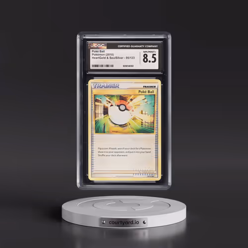 2010 HeartGold & SoulSilver #95/123 Poké Ball (CGC 8.5 NM-MT+)
