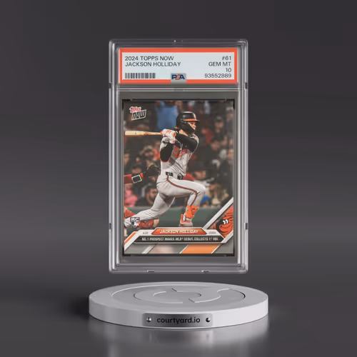 2024 Topps Now #61 Jackson Holliday (PSA 10 GEM MINT)