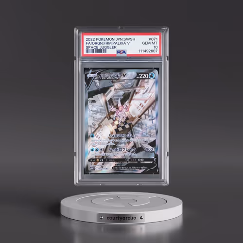 2022 Pokémon Sword & Shield Space Juggler #071 Origin Forme Palkia V - Holo Full Art (PSA 10 GEM MIN