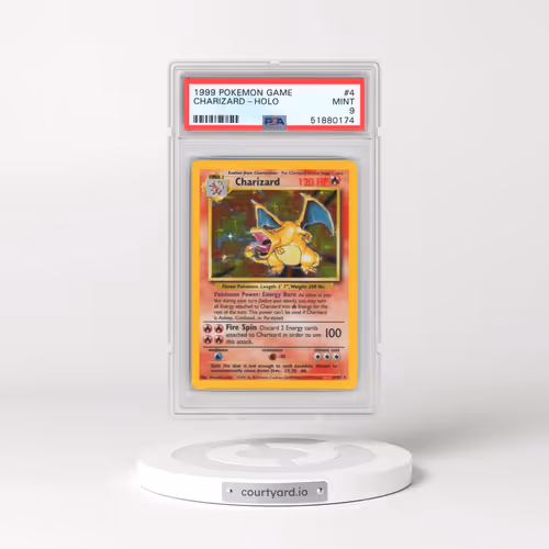 1999 Pokémon Game #4 Charizard - Holo (PSA 9 MINT)