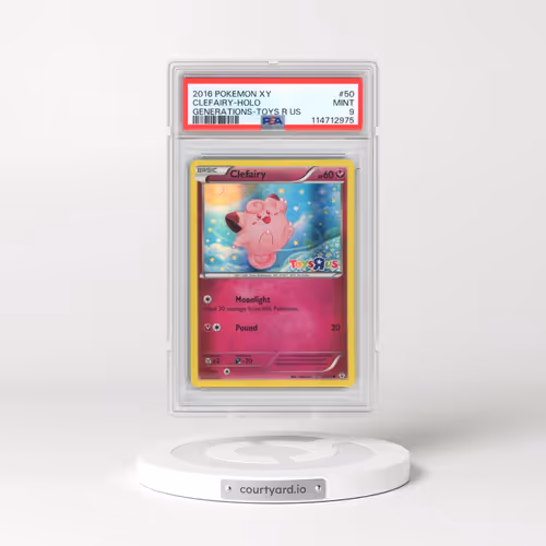 2016 Pokémon XY Generations #50 Clefairy - Holo Toys R US (PSA 9 MINT)
