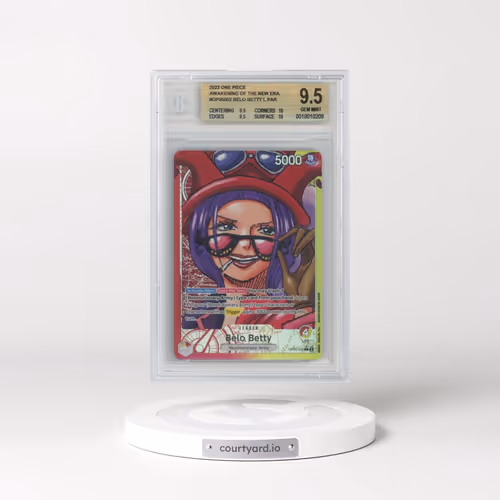 2023 Awakening of the New Era (OP05) - English #002 Belo Betty - (Map Text Box) Alt Art (BGS 9.5 GEM