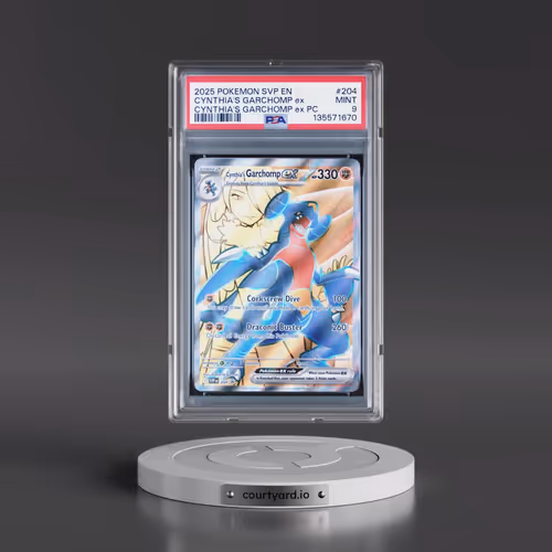 2025 Pokémon Svp EN-SV Black Star Promo #204 Cynthia's Garchomp EX - Holo Cynthia's Garchomp EX Prem