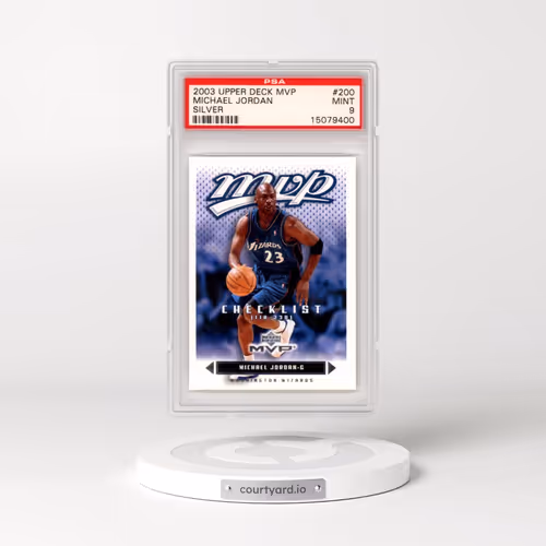 2003 Upper Deck MVP #200 Michael Jordan - Silver (PSA 9 MINT)