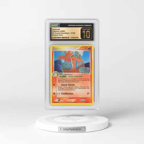 2006 EX Crystal Guardians #3 Camerupt - Holo (CGC 10 PRISTINE)