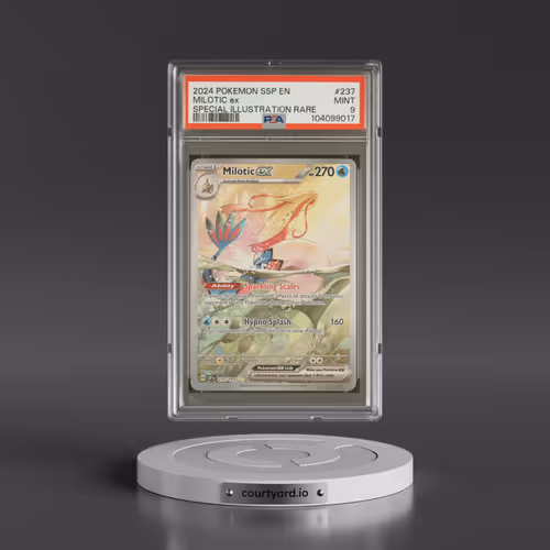 2024 Pokémon Ssp EN-Surging Sparks #237 Milotic EX - Holo Special Illustration Rare (PSA 9 MINT)