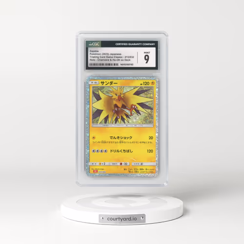 2023 Trading Card Game Classic - CLF, CLL, CLK #012/032 Zapdos - Holo Charizard & Ho-Oh ex Deck - CL
