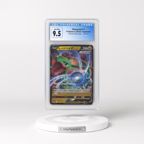 2022 VSTAR Universe #107/172 Rayquaza V - Holo (CGC 10 GEM MINT)