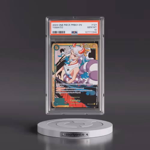 2024 One Piece PRB01-Premium Booster -One Piece Card the Best #121 Yamato (PSA 10 GEM MINT)
