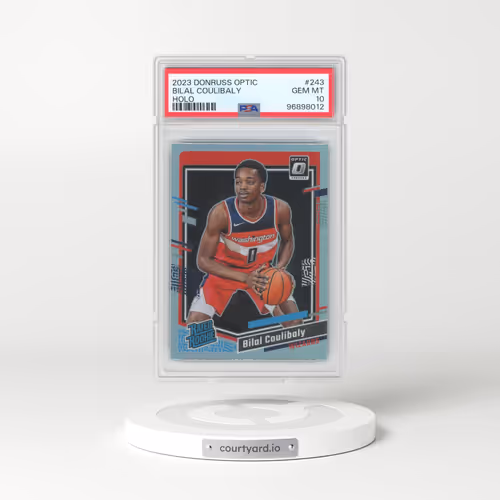 2023 Panini Donruss Optic #243 Bilal Coulibaly - Holo (PSA 10 GEM MINT)