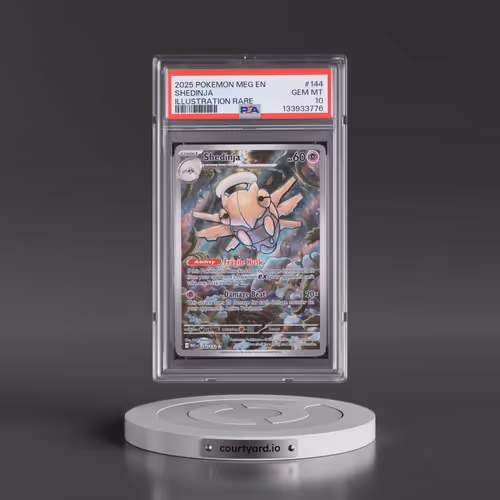 2025 Pokémon Meg EN-Mega Evolution #144 Shedinja - Illustration Rare (PSA 10 GEM MINT)