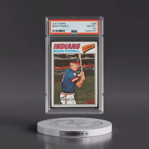1977 Topps #206 Boog Powell (PSA 8.5 NM-MT+)