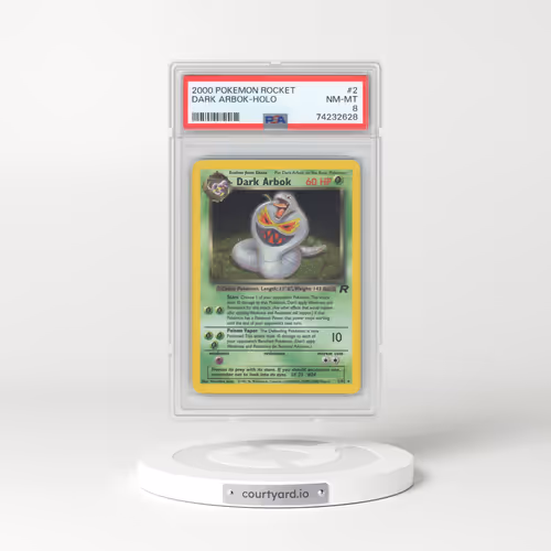 2000 Pokémon Rocket #2 Dark Arbok - Holo (PSA 8 NM-MT)