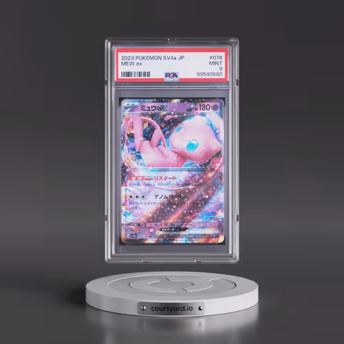 2023 Pokémon Sv4a-Shiny Treasure EX #076 Mew EX - Holo (PSA 9 MINT)