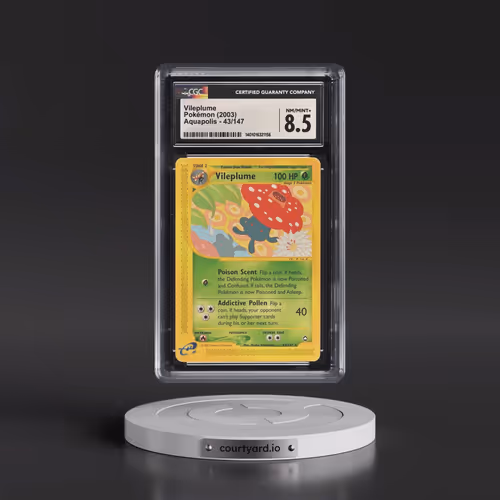2003 Aquapolis #43/147 Vileplume (CGC 8.5 NM-MT+)