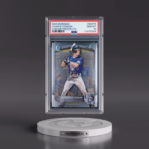 2025 Bowman Chrome Prospects #BCP75 Charlie Condon (PSA 10 GEM MINT)