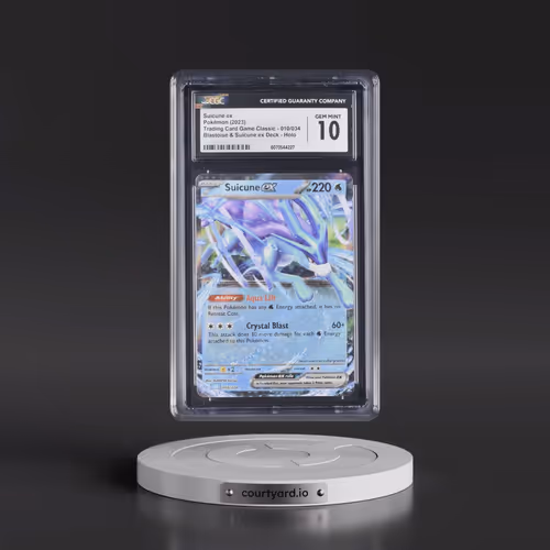 2023 Pokémon Clb-Trading Card Game Classic Blastoise & Suicune EX Deck #010 Suicune EX - Holo (CGC 1