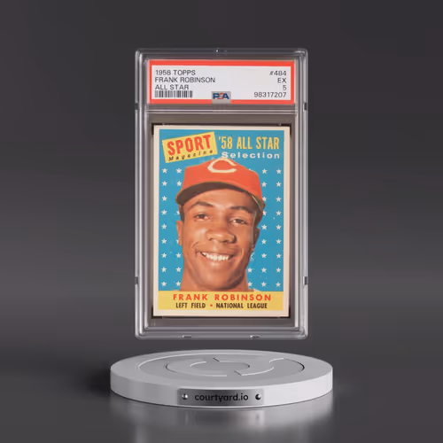 1958 Topps #484 Frank Robinson - All Star (PSA 5 EX)
