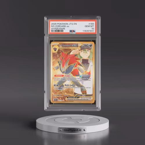 2025 Pokémon Jtg EN-Journey Together #189 N's Zoroark EX - Holo Hyper Rare (PSA 10 GEM MINT)