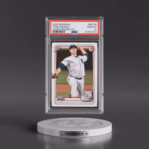 2020 Bowman Paper Prospects #BP108 Tarik Skubal (PSA 10 GEM MINT)
