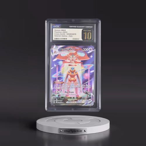 2023 Crown Zenith #GG45/GG70 Deoxys VMAX - Galarian Gallery Holo (CGC 10 PRISTINE)