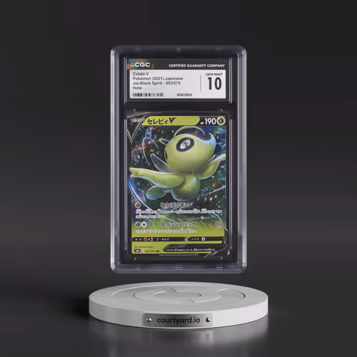 2021 Jet-Black Spirit #003/070 Celebi V - Holo (CGC 10 GEM MINT)